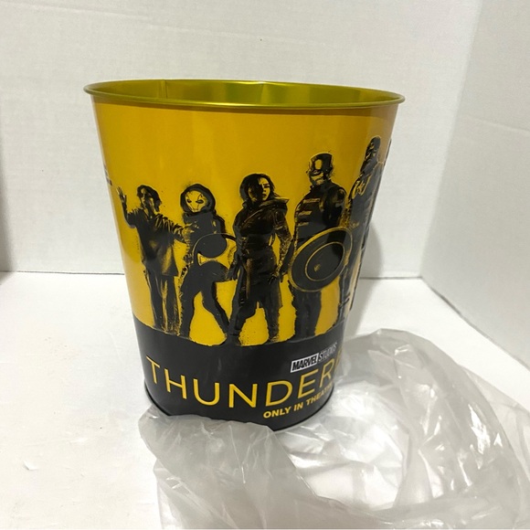 AMC Thunderbolts Exclusive Marvel Studios Popcorn Bucket Yellow Collectible  NEW - Picture 2 of 7